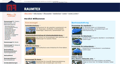 Desktop Screenshot of mueller-raumtex.de